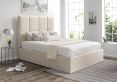 Turin Hugo Ivory Upholstered Ottoman Single Bed Frame Only