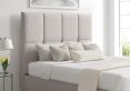 Turin Trebla Chalk Upholstered Ottoman Double Bed Frame Only