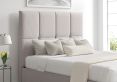 Turin Trebla Chalk Upholstered Ottoman Compact Double Bed Frame Only