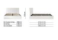 Valencia Cloud Double Ottoman Bed Frame