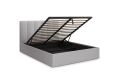 Valencia Fog Double Ottoman Bed Frame