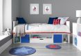 Vancouver Cabin Bed Frame Only - Blue