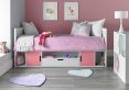 Vancouver Cabin Bed Frame Only - Pink