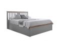Verona Ottoman Bed - Grey - Double Bed Frame Only