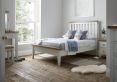Tiverton White Wooden Bed Frame