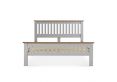 Wilmslow Light Grey Wooden Double Bed Frame Only