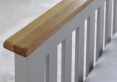 Wilmslow Light Grey Wooden Double Bed Frame Only