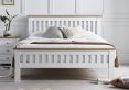 Wilmslow White Wooden King Size Bed Frame Only