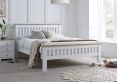 Wilmslow White Wooden King Size Bed Frame Only