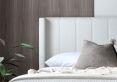 Wilson Cream Upholstered Ottoman Double Bed Frame