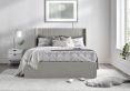 Wilson Pebble Upholstered Ottoman Double Bed Frame