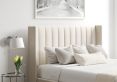 Essentials Winged Off White Ottoman King Size Bed Frame