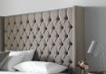 Islington Shetland Mercury Upholstered Ottoman Double Bed Frame Only