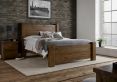 Plank Wooden Bed Frame LFE - Double Bed Frame Only