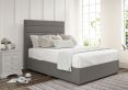 Zodiac Siera Silver Upholstered Double Headboard and Continental 2+2 Drawer Base