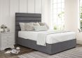 Zodiac Plush Steel Upholstered Super King Size Headboard and Non-Storage Base