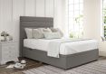 Zodiac Siera Silver Upholstered Super King Size Headboard and Side Lift Ottoman Base