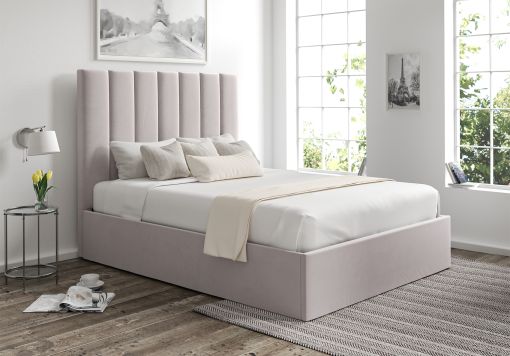 Amalfi Hugo Dove Upholstered Ottoman Bed Frame Only