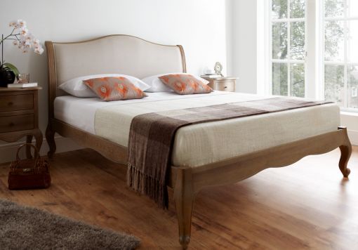 Amelia Oak Bed Frame Lfe Time4sleep, King Size Bed Finance Bad Credit France