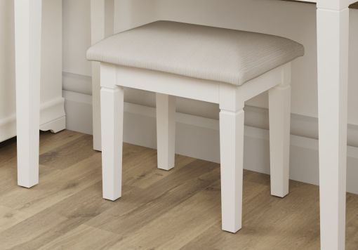 Anna White Dressing Table Stool