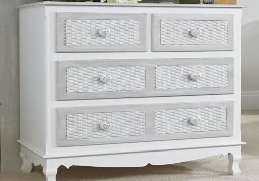 Brittany White/Grey 2 + 2 Chest