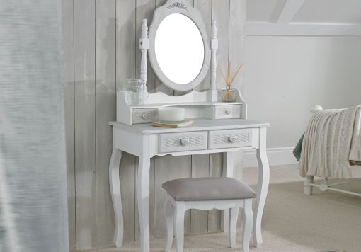 Brittany White/Grey Dressing Table