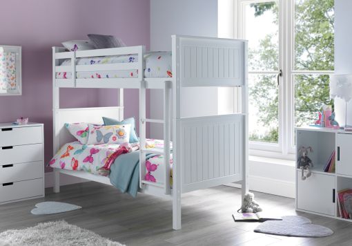 New England White Bunk Bed