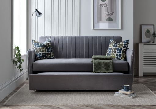 Derwent Grey Upholstered Sofa Bed