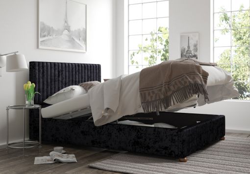 Naples Upholstered Ottoman Bed Frame Only