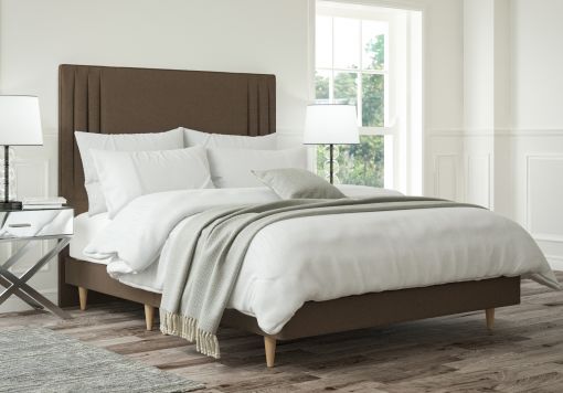 Faith Gatsby Taupe Classic Non Storage Shallow Base and Headboard