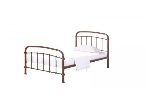 Halston Copper Single Bed Frame