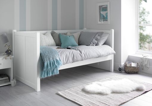 Portland Solo White Bed Frame