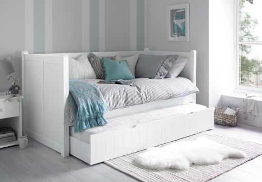 Portland Solo White Bed Frame