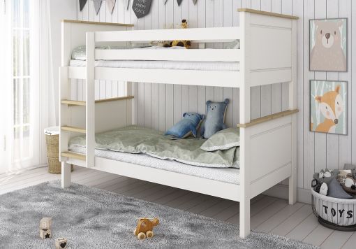 Heritage White Bunk Bed Frame