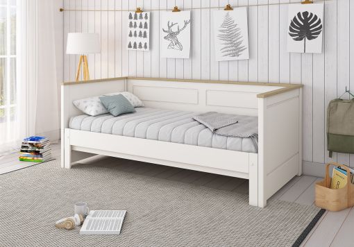 Heritage White Day Bed With Guest Bed