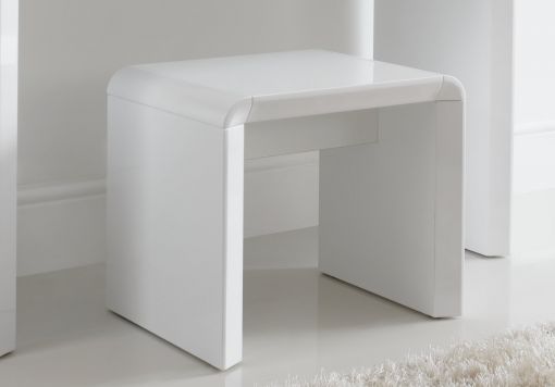 Ice High Gloss Dressing Table Only - White