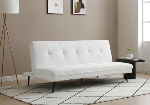 Bassett Cream Boucle Sofa Bed