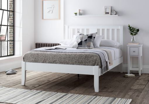 Wooden Bed Frames Solid Wood Beds, Full Size Bed Frame White Wood