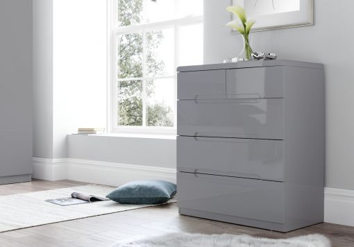 Manilla Grey Dressing Table With 2 Drawers