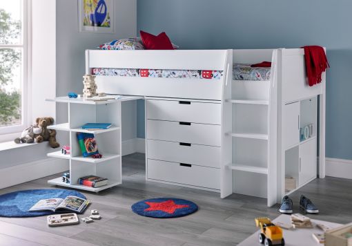 Montana Mid Sleeper With 4 Drawer Chest