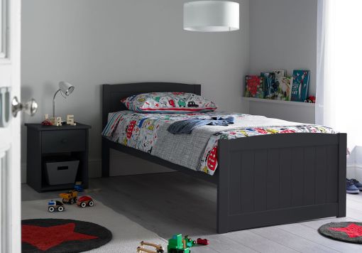 Portland Solo Anthracite Grey Bed Frame