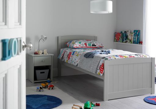 Portland Solo White Bed Frame