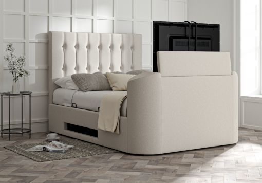 Dorchester Upholstered Ottoman TV Bed - Bed Frame Only