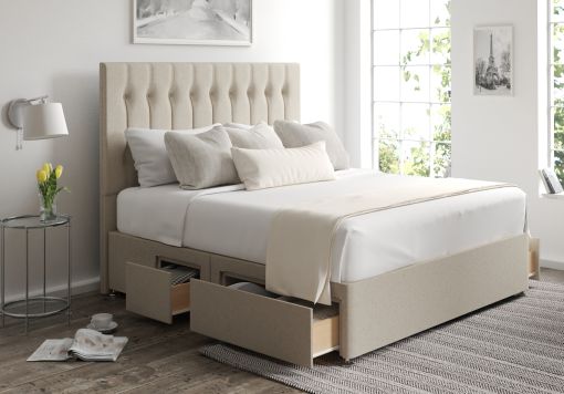 Rylee Classic 4 Drw Continental Base and Headboard Only