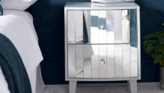 Mirrored Bedside Tables