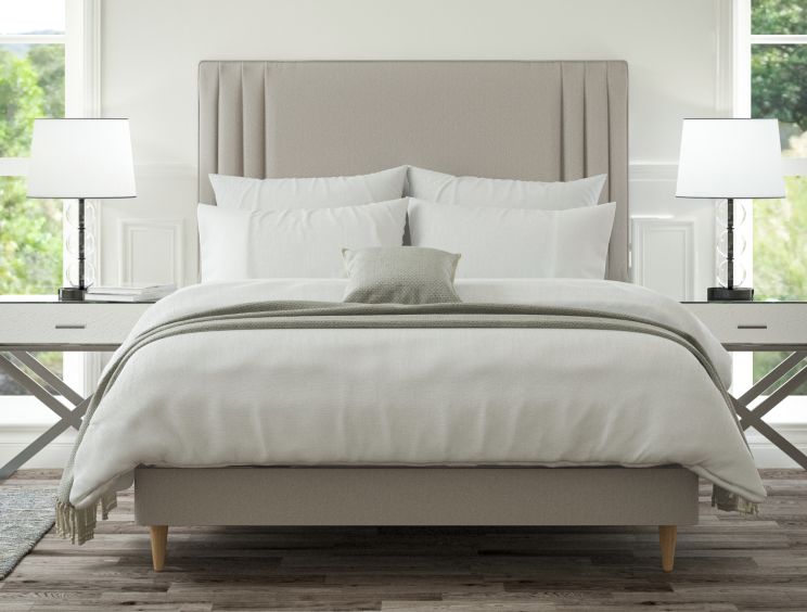 Faith Arran Natural Super King Size Classic Shallow Base and Headboard