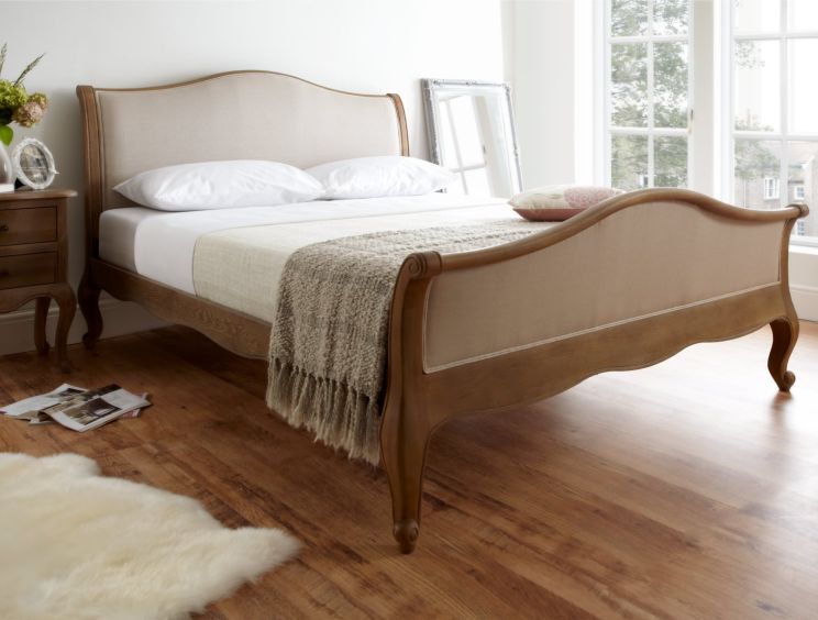 Amelia Oak Bed Frame - HFE - King Size Bed Frame Only