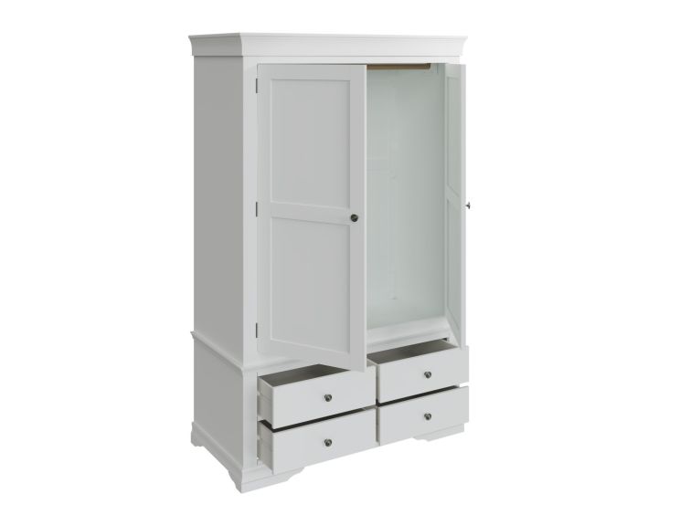 Wardrobe 2 doors 4 drawers new arrivals