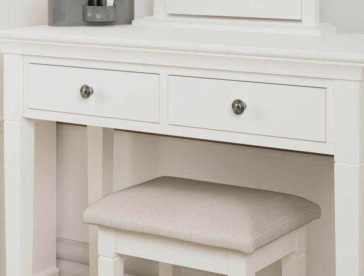 Anna White Dressing Table Stool Only