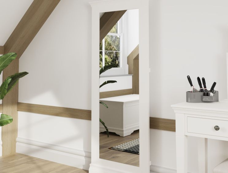Anna White Cheval Mirror Only